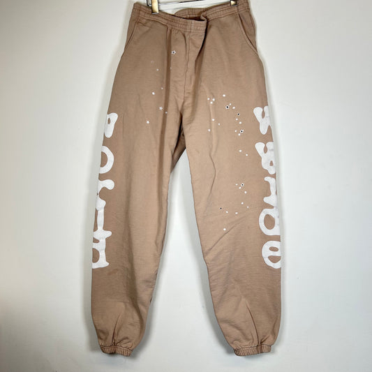 Sp5der Worldwide Sand Beluga Sweatpants Size XL