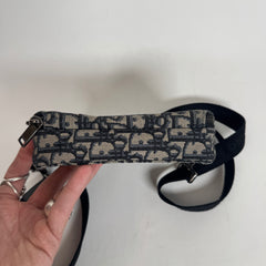 Dior Oblique Double Zip Crossbody Pouch
