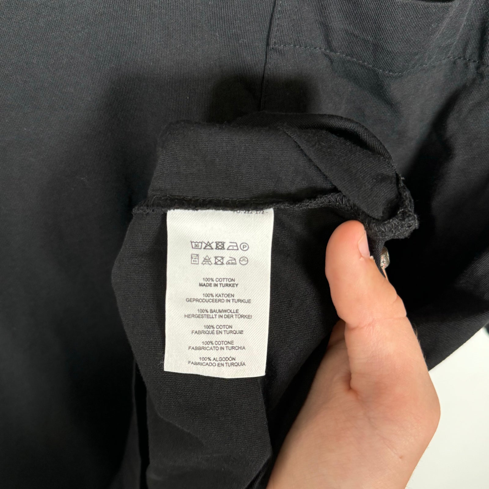 Dries Van Noten Black Polo Shirt Size M