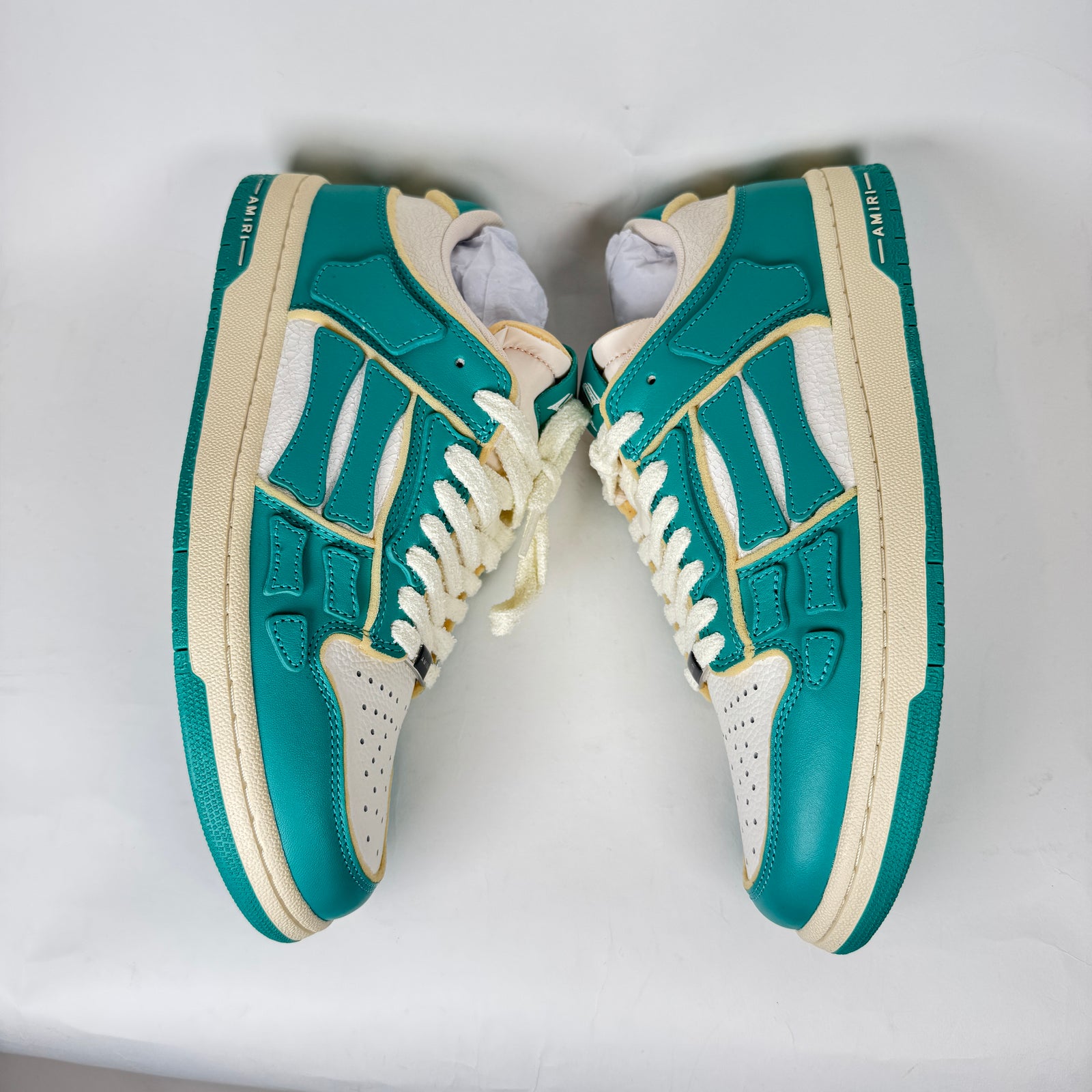 Amiri Sea Blue Skel Low Top Sneaker Size 9