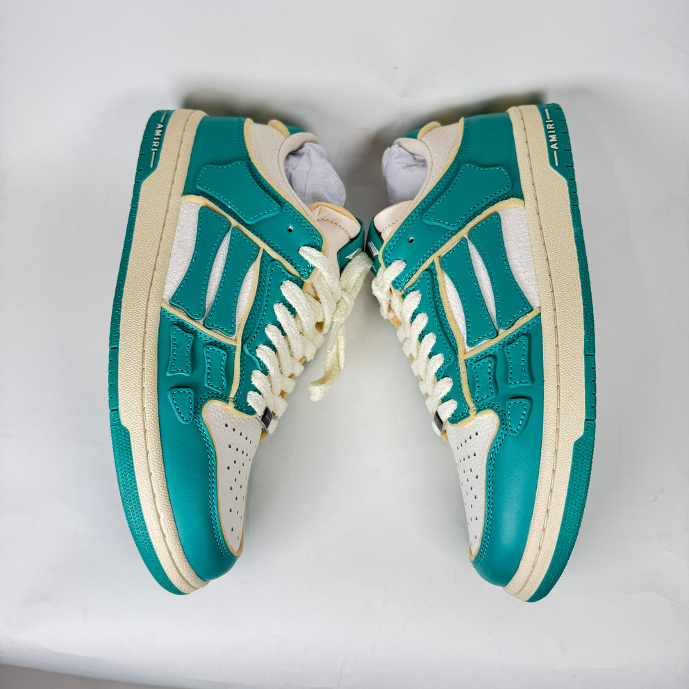 Amiri Sea Blue Skel Low Top Sneaker Size 9