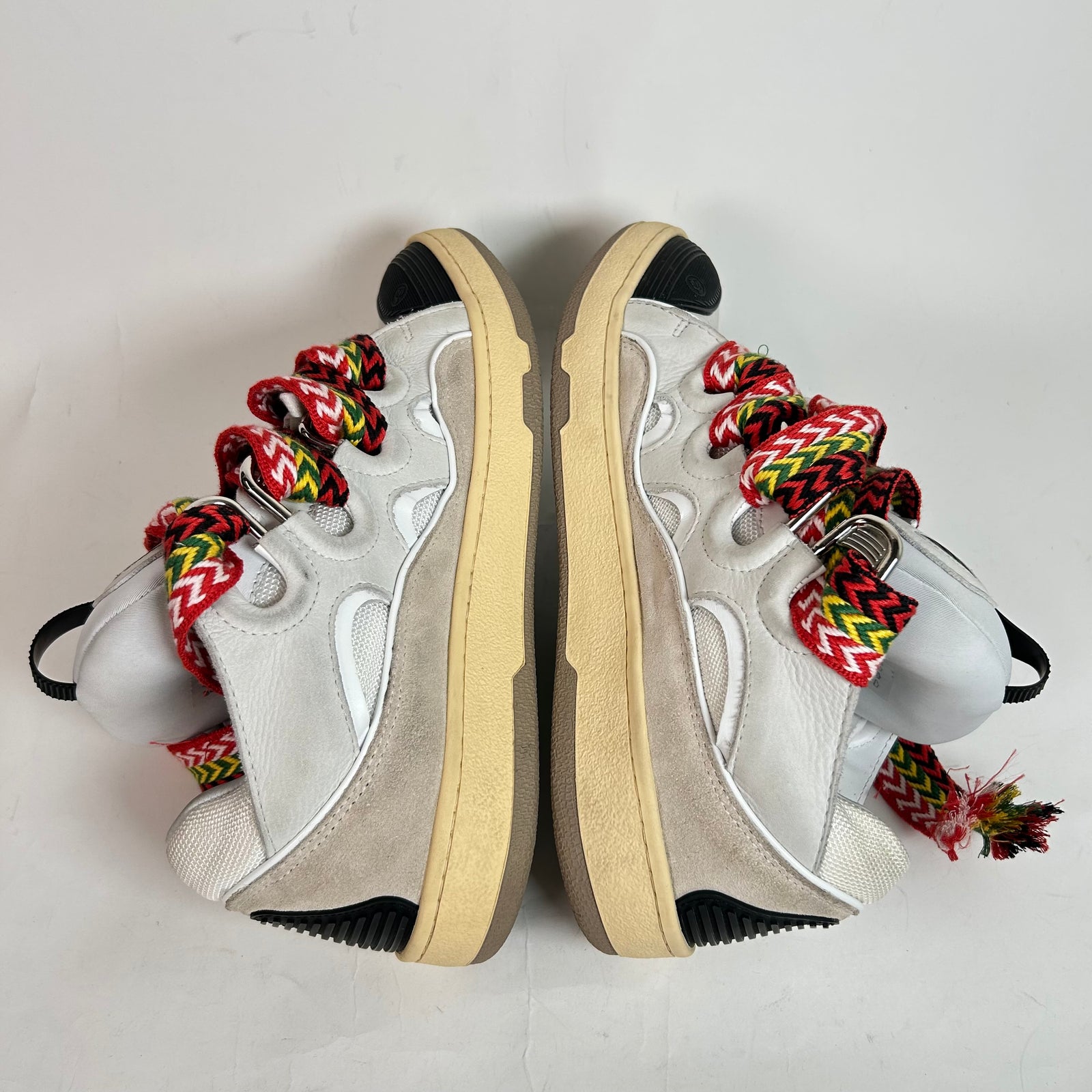Lanvin White OG Curb Sneaker