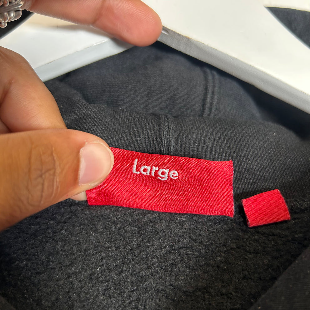 Supreme Collegiate Leather Patchwork Hoodie