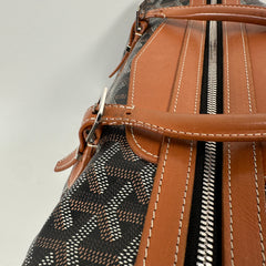 Goyard Black & Tan Goyardine Boeing 30