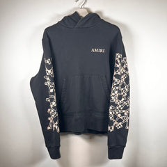 Amiri Checkerboard Cross-Bone Hoodie Size M