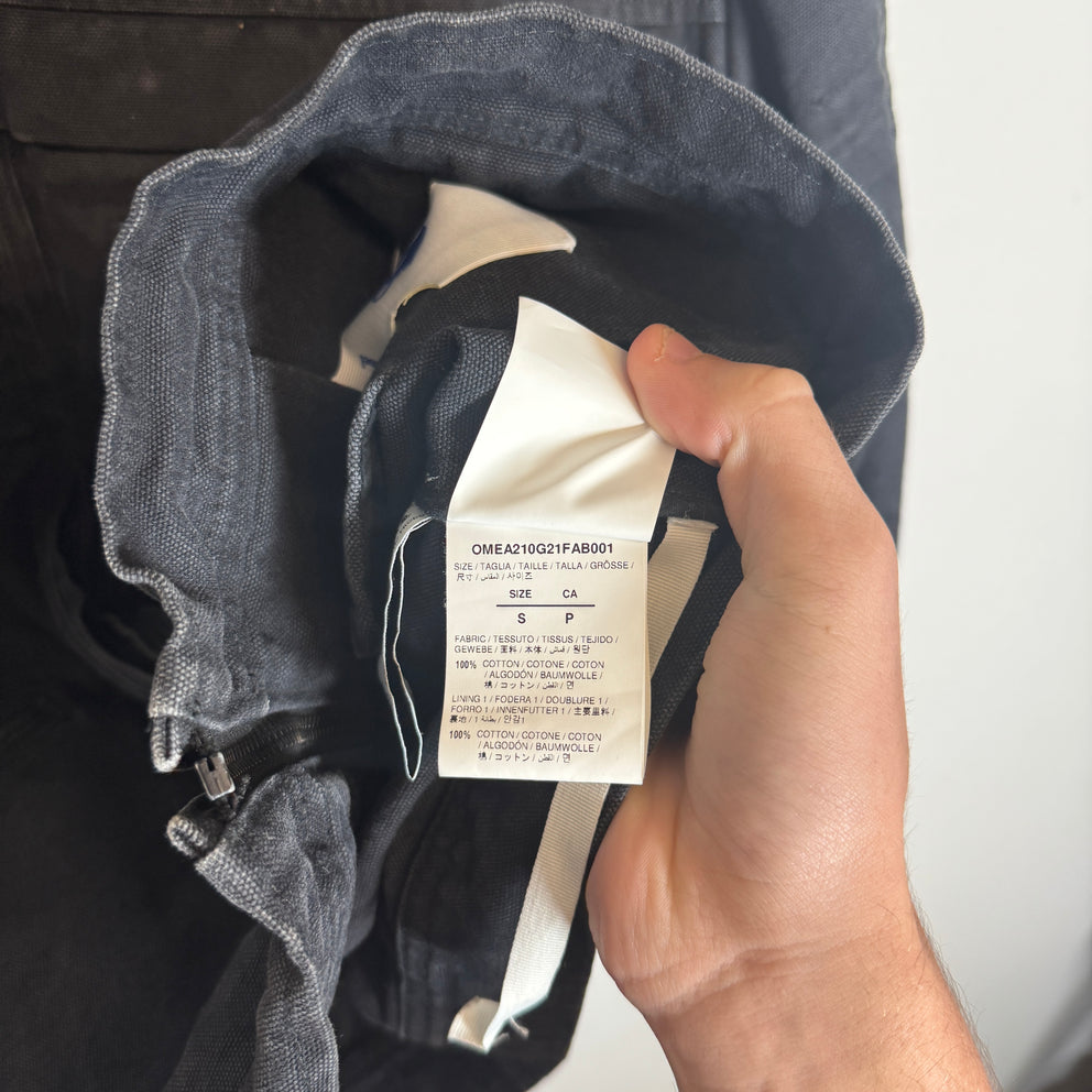 Off-White Black Pioneer DJ Canvas Work Jacket Size S