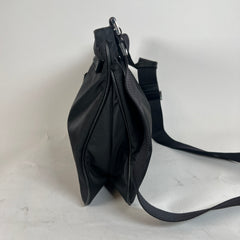 Prada Black Tessuto Nylon Messenger Bag