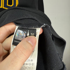 Fendi Black/Yellow Logo Hoodie Size M
