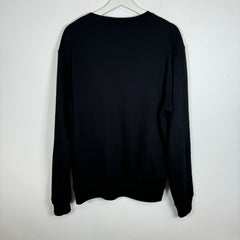 Loewe Black Embroidered Logo Sweater Size L
