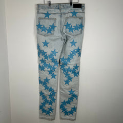 Amiri x Chemist Blue Star Patch Jeans Size 33