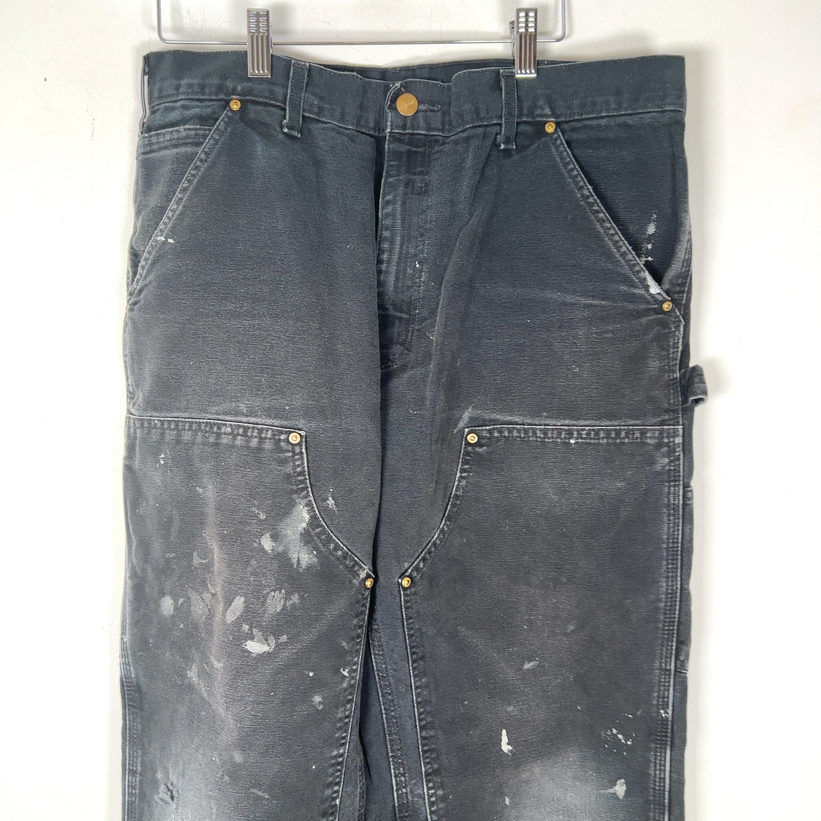 Carhartt Vintage Distressed Splatter 'Double Knee' Carpenter Pants