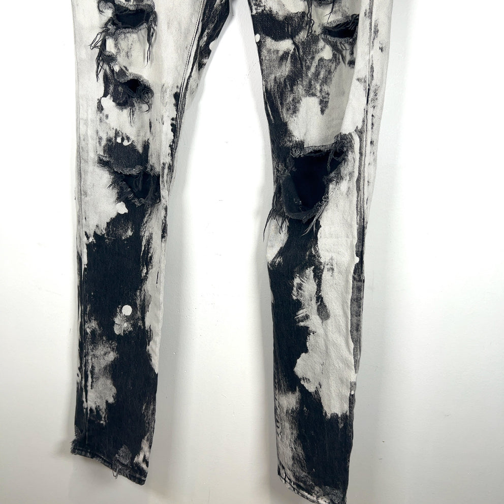 Saint Laurent SS16 'Surf Sound' Bleached Denim Jeans