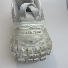 Balenciaga Eggshell Contrast Defender Lowtop Sneakers