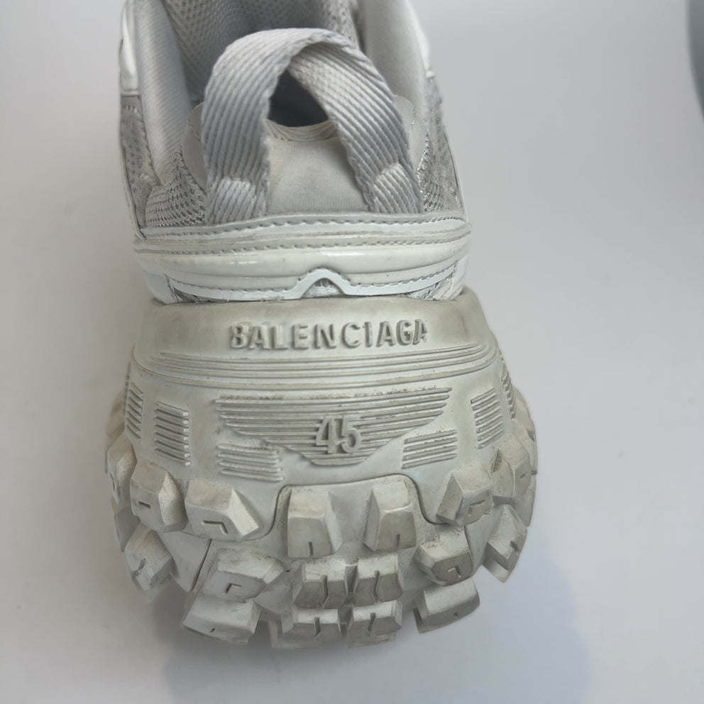Balenciaga Eggshell Contrast Defender Lowtop Sneakers