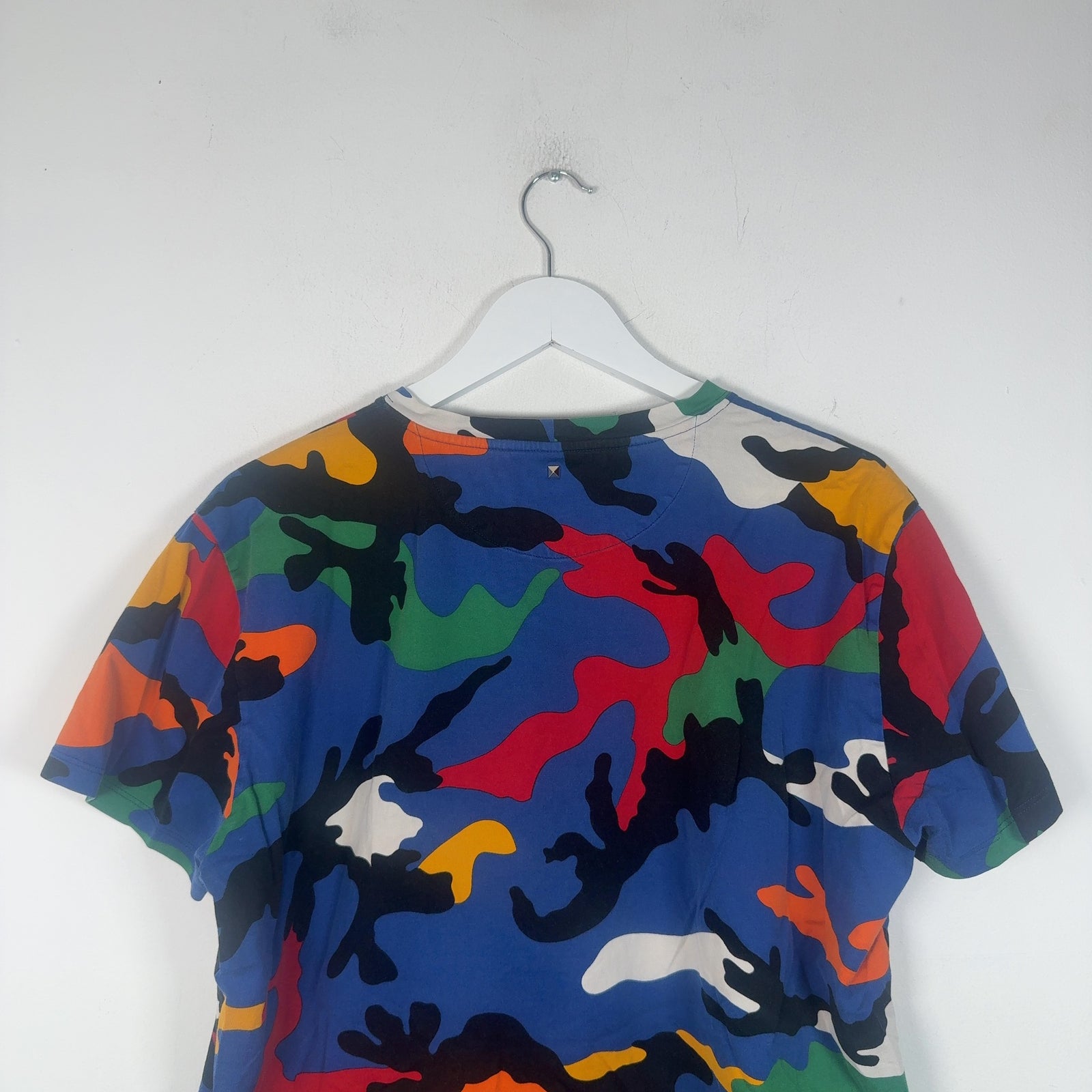 Valentino Allover Multi Color Camo T-Shirt