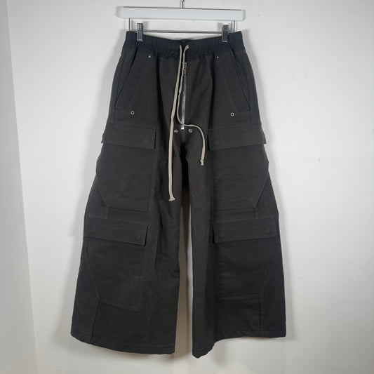 Rick Owens FW24 Porterville Woven Cropped Bela Cargos Size M