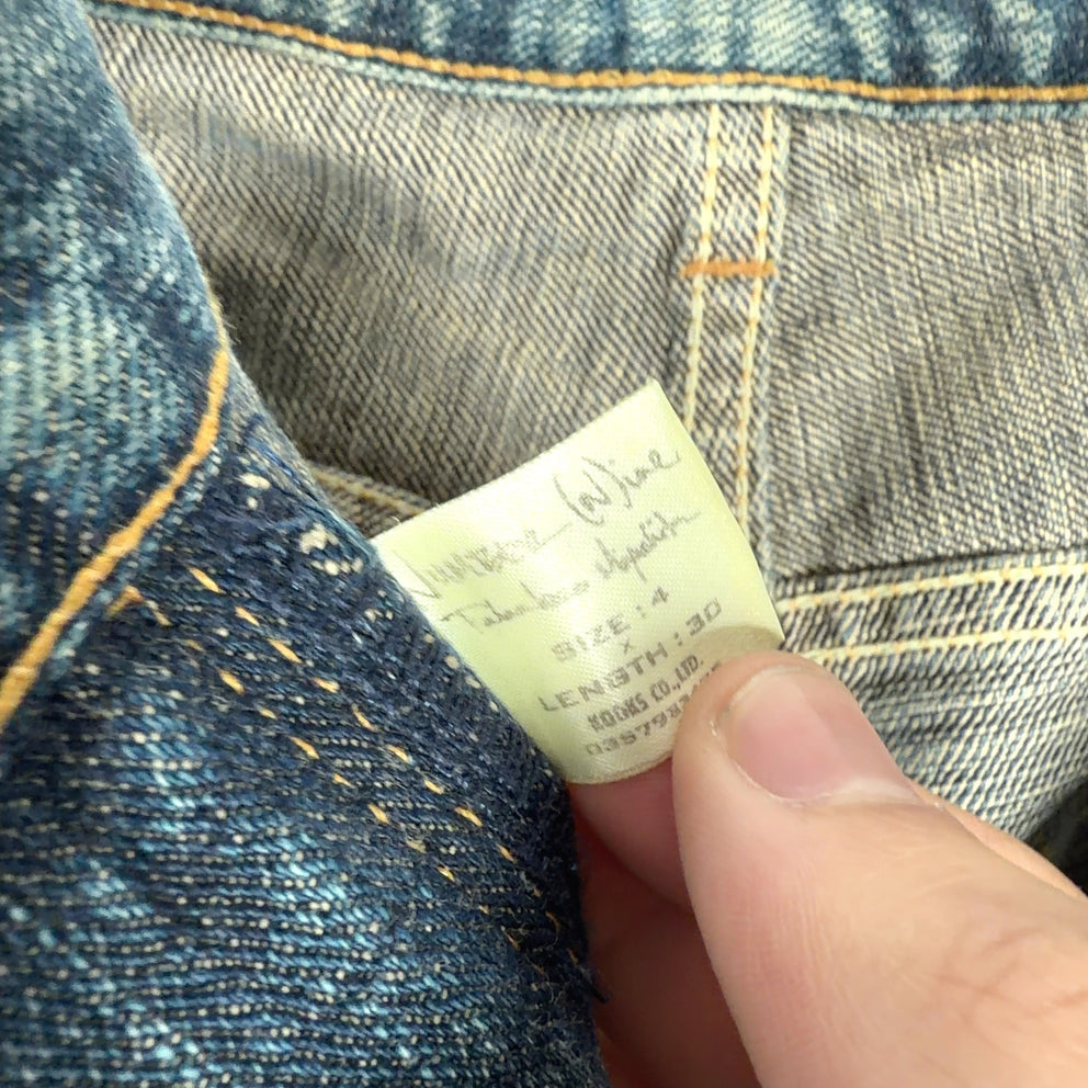 Number (N)ine AW03 'Touch Me I'm Sick' Kurt Cobain Patchwork Jeans