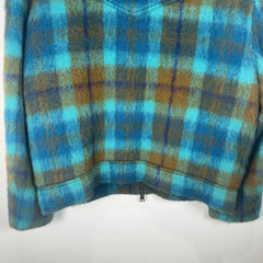 Andersson Bell Artois Harry Check Shaggy Mohair Wool Jacket
