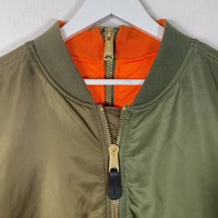 Vetements Double Zipper Oversized Flight Bomber Jacket