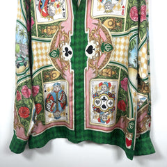 Casablanca 'Le Jardin Des Cartese' Silk Button-Up Shirt