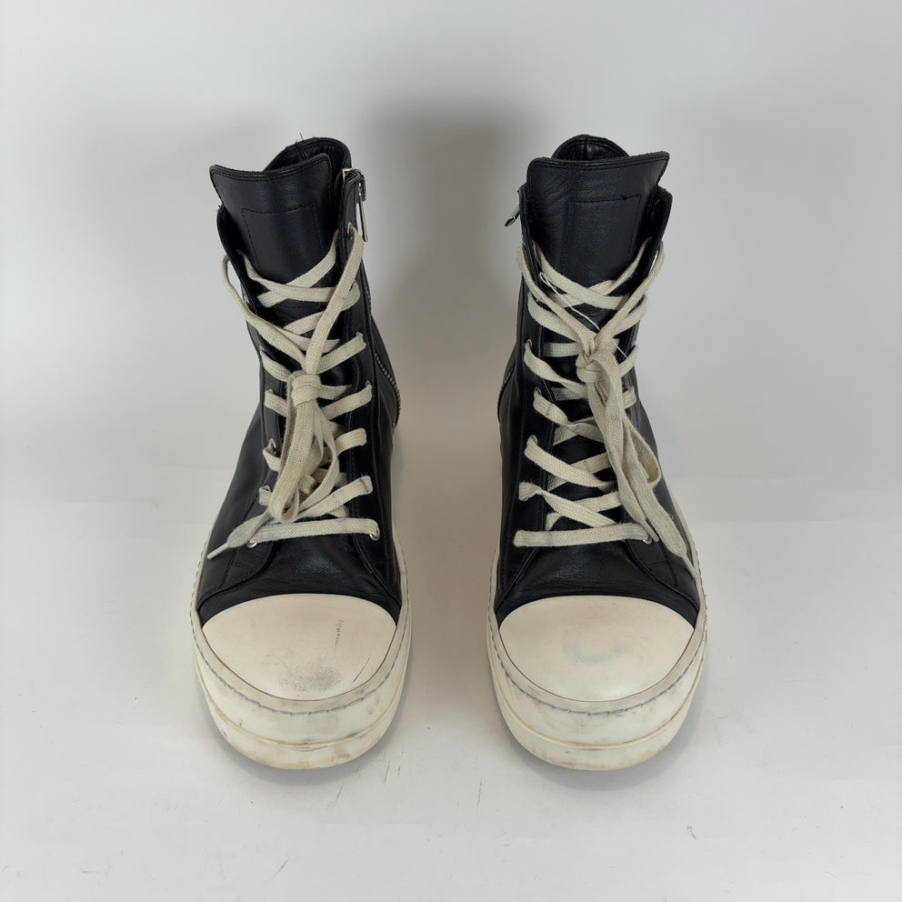 Rick Owens Mainline Leather High-Top Ramones