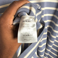 Dior SS21 Striped Logo Knit T-Shirt