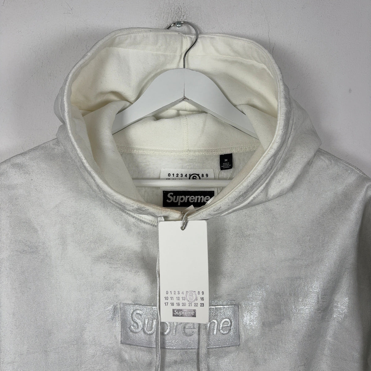 Supreme x Maison Margiela Foil Box Logo Hoodie