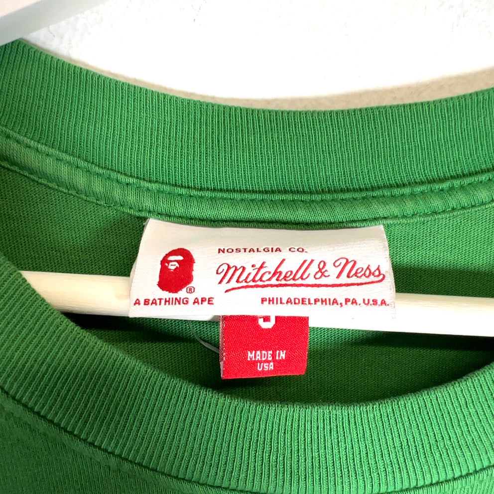 Bape x Mitchell & Ness Boston Celtics Ape Head T-Shirt