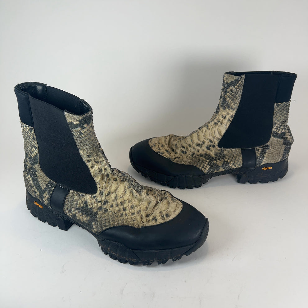 1017 ALYX 9SM Snakeskin Vibram Boots