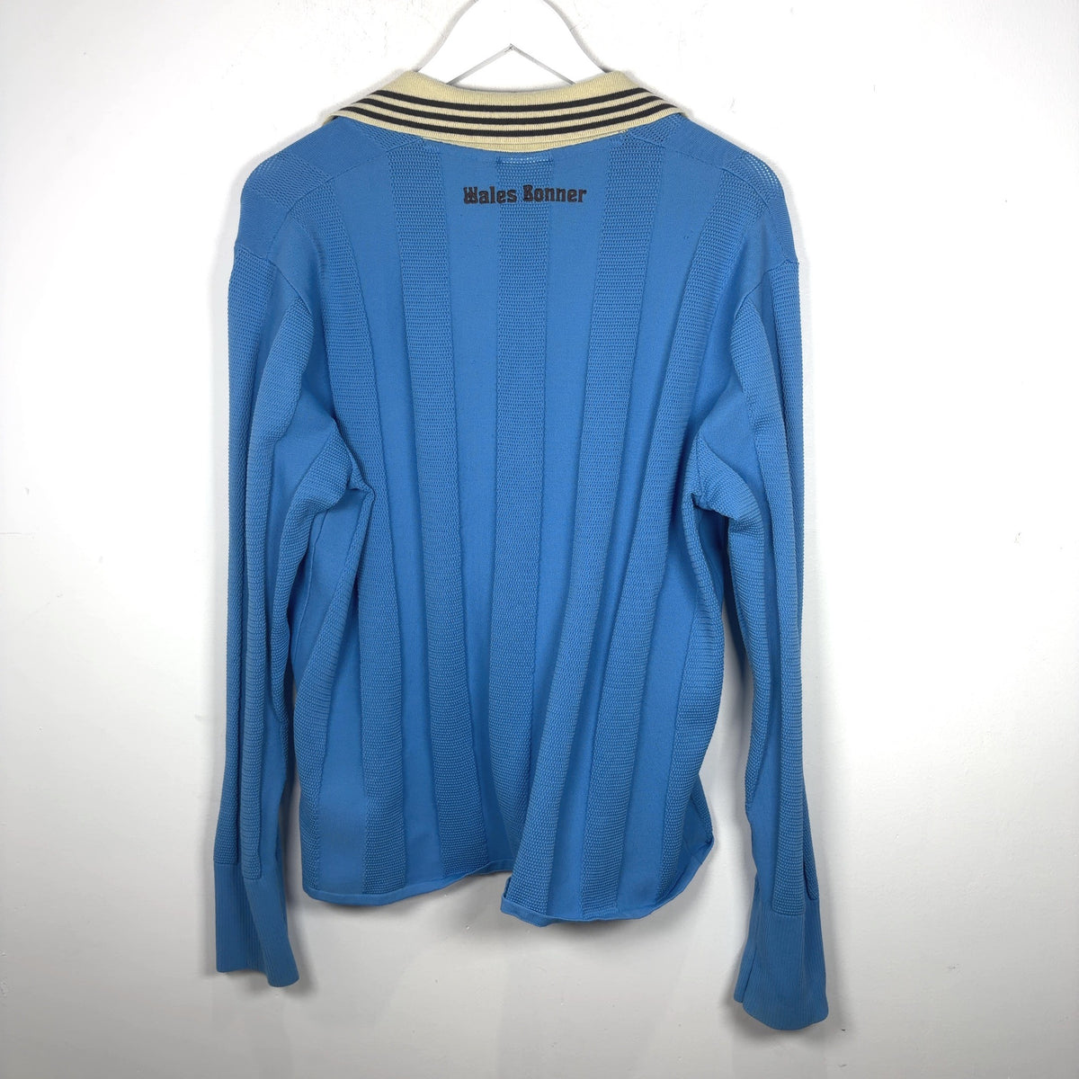 Wales Bonner x Adidas Knitted Striped Collar Soccer Jersey Shirt