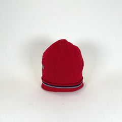 Louis Vuitton Red Wool Logo Beanie