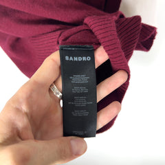 Sandro Knitted Button-Up T-Shirt
