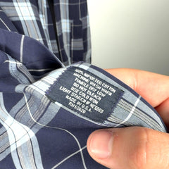 Burberry Plaid Button-Up Shirt
