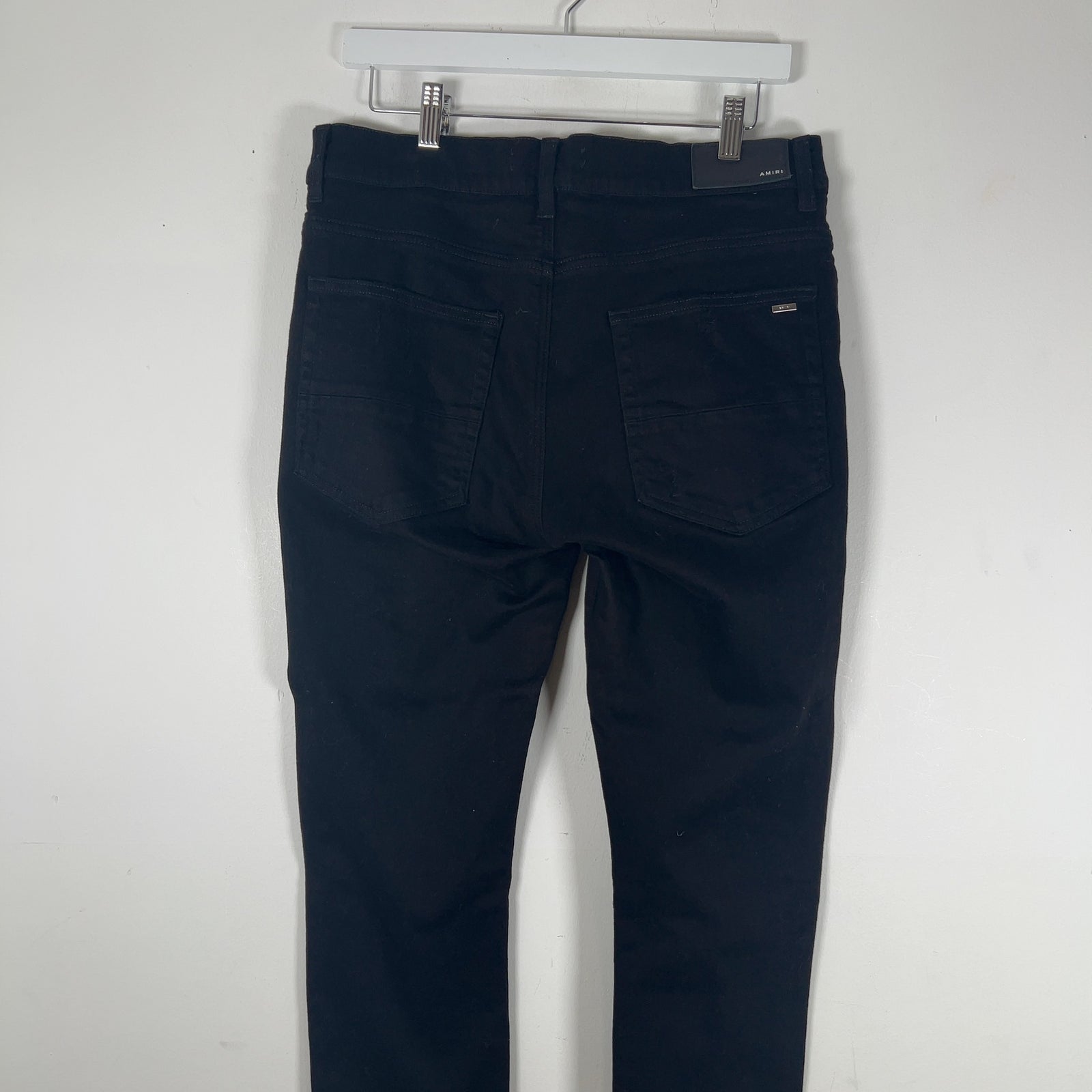 Amiri MX1 White/Black Bandana Jeans