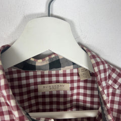 Burberry Gingham Button Up Shirt