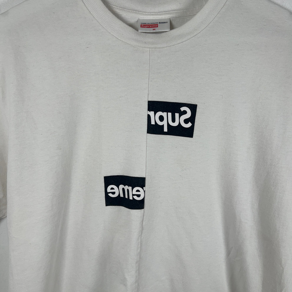 Supreme x Comme Des Garcons Split Box Logo T-Shirt