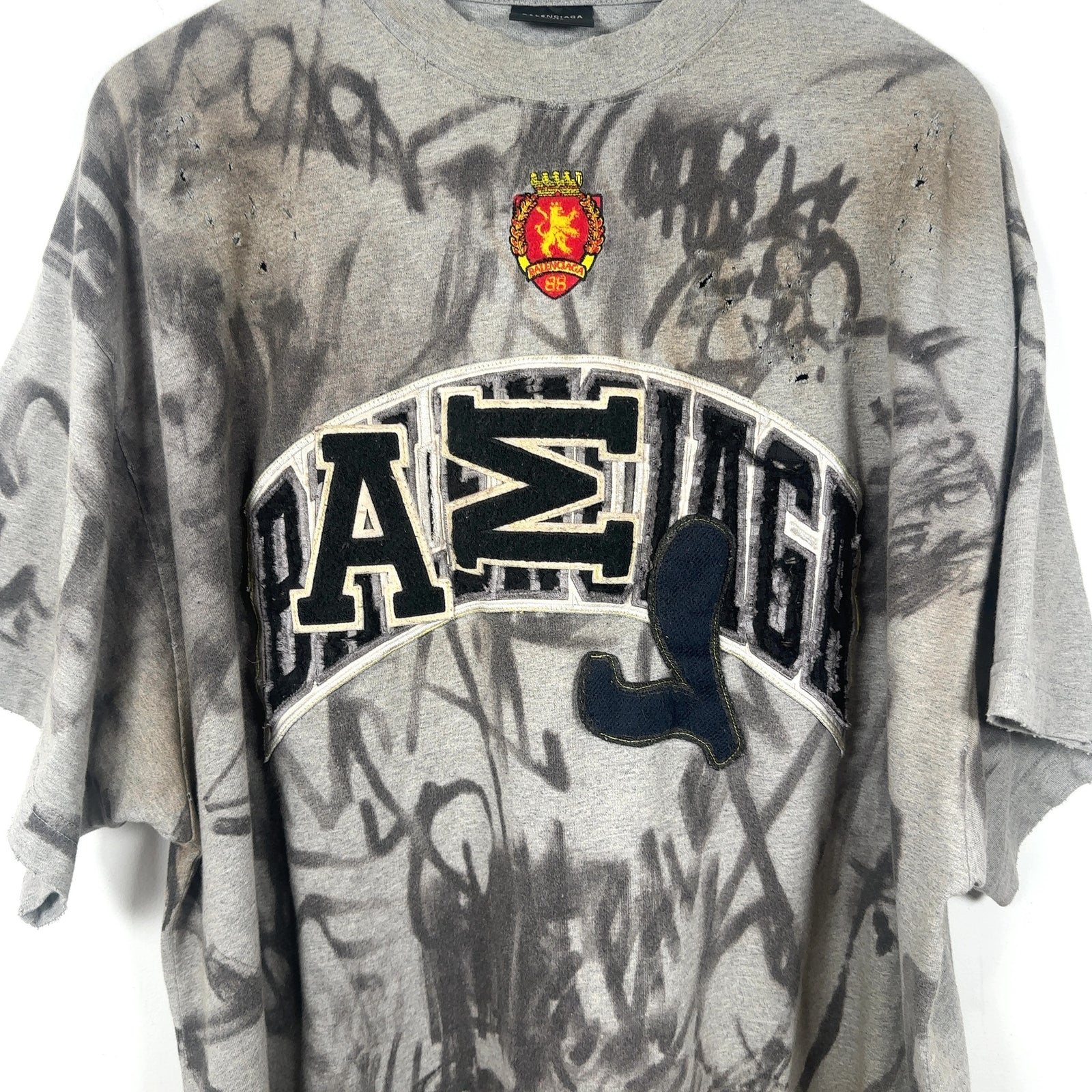 Balenciaga SS23 Graffiti Skater Graphic T-Shirt
