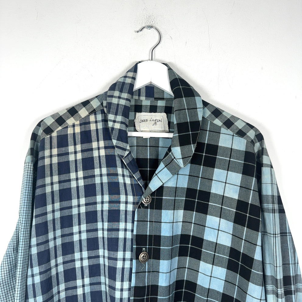 Greg Lauren Hybrid Patch Flannel Shirt