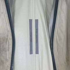 Rick Owens SS22 Fogachine Vanilla Blistered Leather Trench Coat