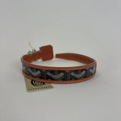 Goyard 'Edmond' Dog Collar & Leash