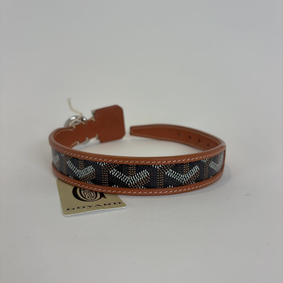 Goyard 'Edmond' Dog Collar & Leash