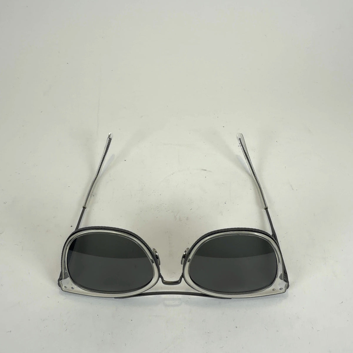 Bottega Veneta Clear Silver Sunglasses