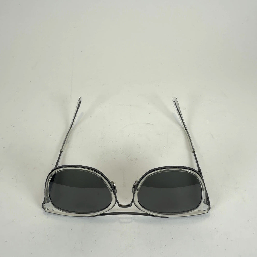 Bottega Veneta Clear Silver Sunglasses