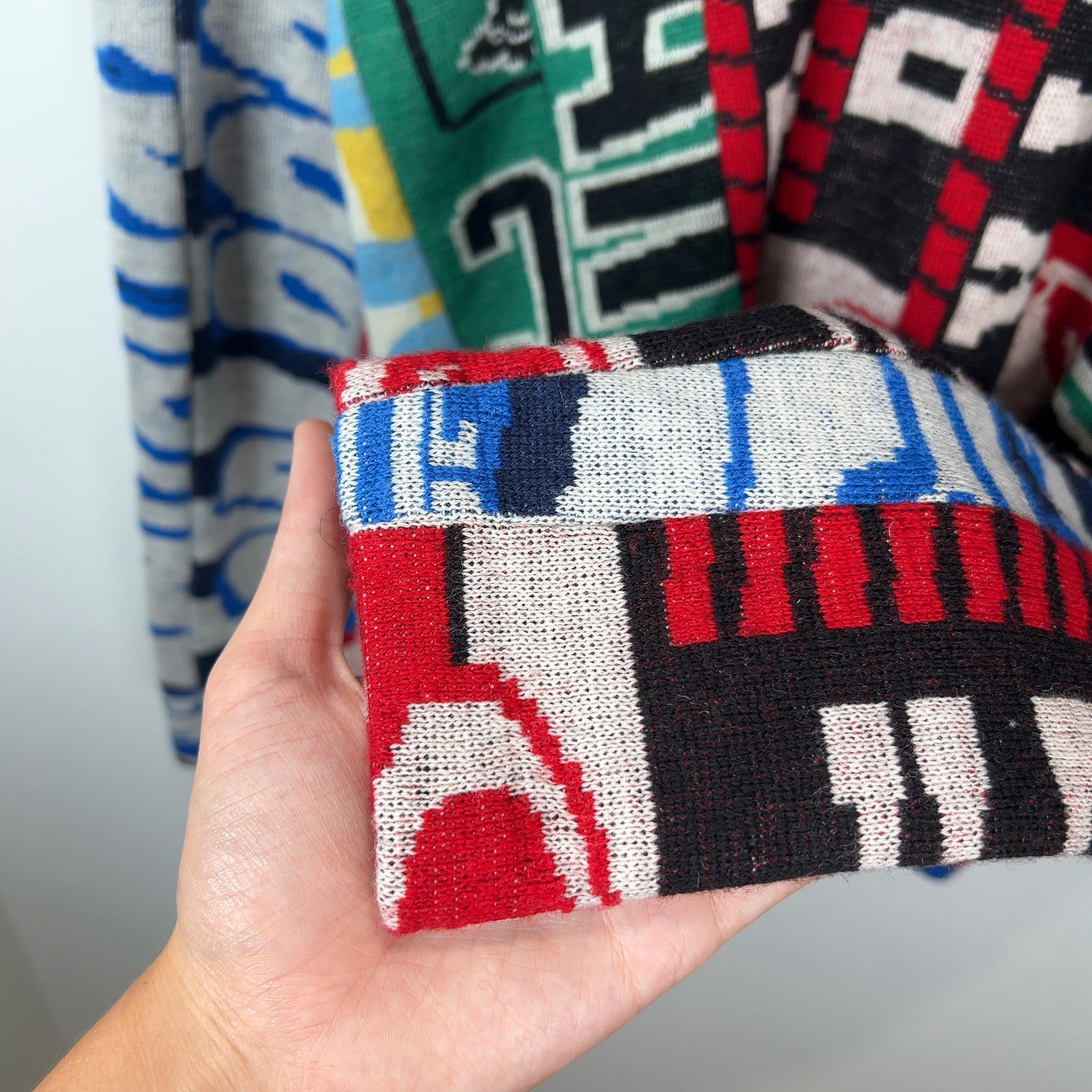 Maison Margiela x H&M FW12 Football Scarf Hybrid Sweater
