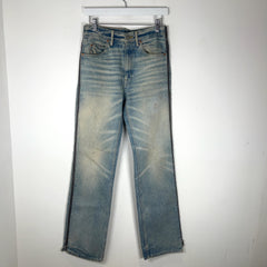 Martine Rose Light Wash Side Zip Jeans