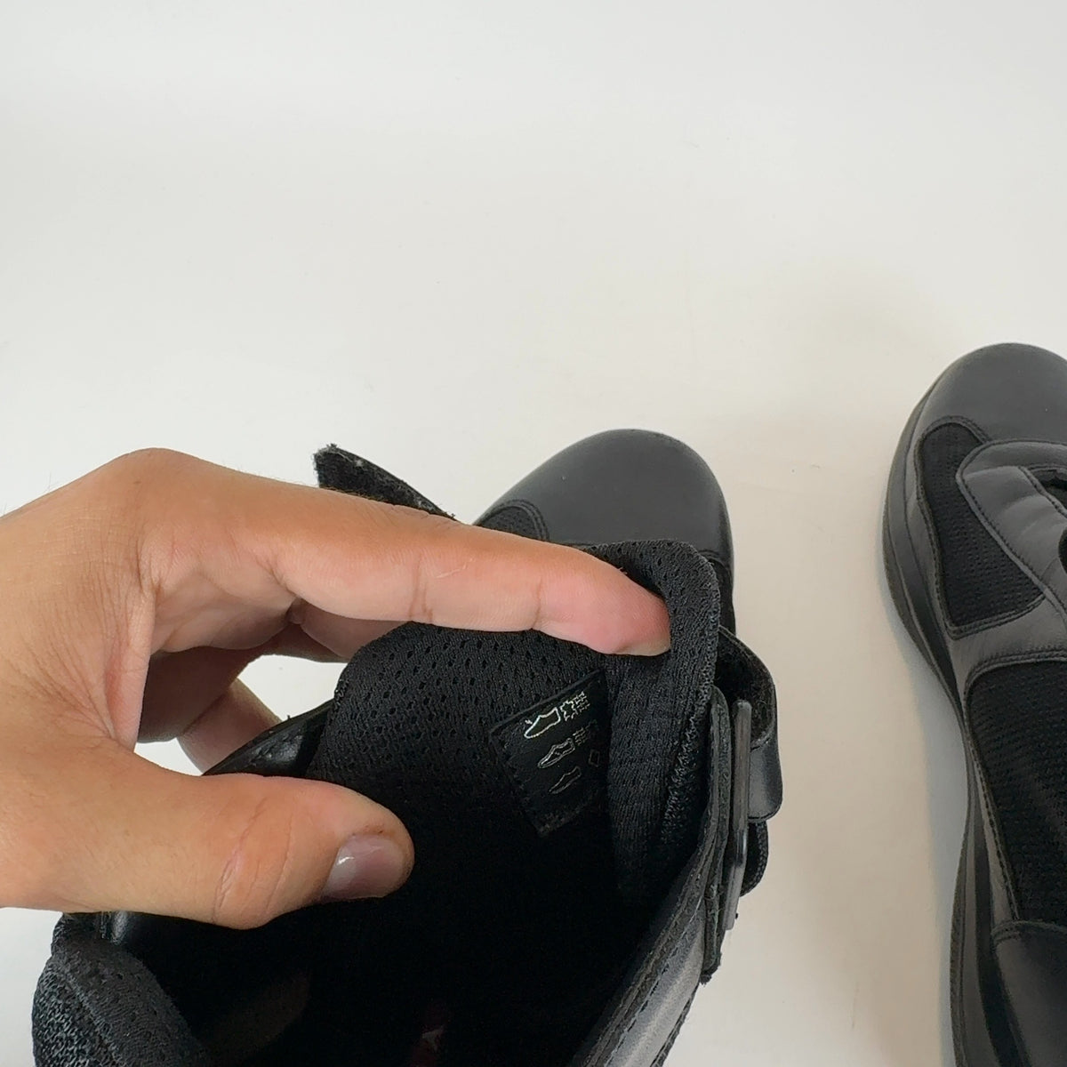 Prada Black High-Top America Cups