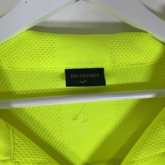 Balenciaga Unity Flame Button-Up Jersey Shirt