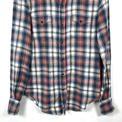 Saint Laurent Western Pearl Snap Button Up Shirt