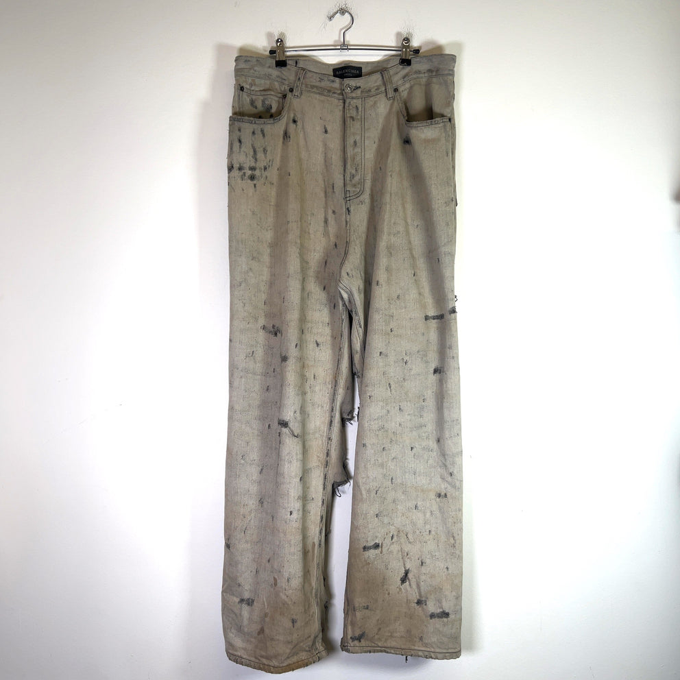 Balenciaga SS23 Super Destroyed Baggy Denim Jeans