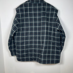 Balenciaga Double Layer Flannel Jacket